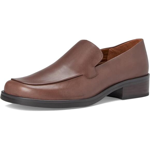 Franco Sarto Womens Bocca Loafers US 9 M EU 40 Brown Leather Slip On NWOB - Picture 1 of 12